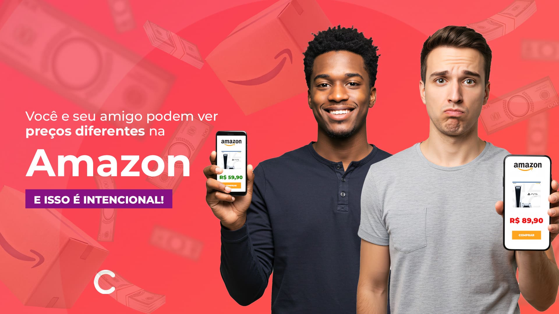 Você e seu amigo podem ver preços diferentes na Amazon, e isso é intencional!